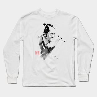 samurai begging Long Sleeve T-Shirt